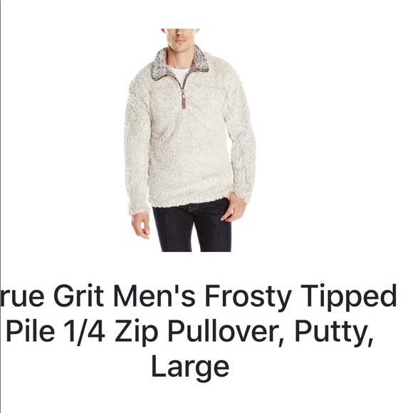 True Grit Other - True Grit Frosty Tipped 1/4 Zip Pullover